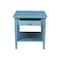 International Concepts Rectangle Spencer End Table, 24 W, 24 in L, 25 in H, Wood, Antique Rubbed Ocean Blue OT32-8E - alternate 8
